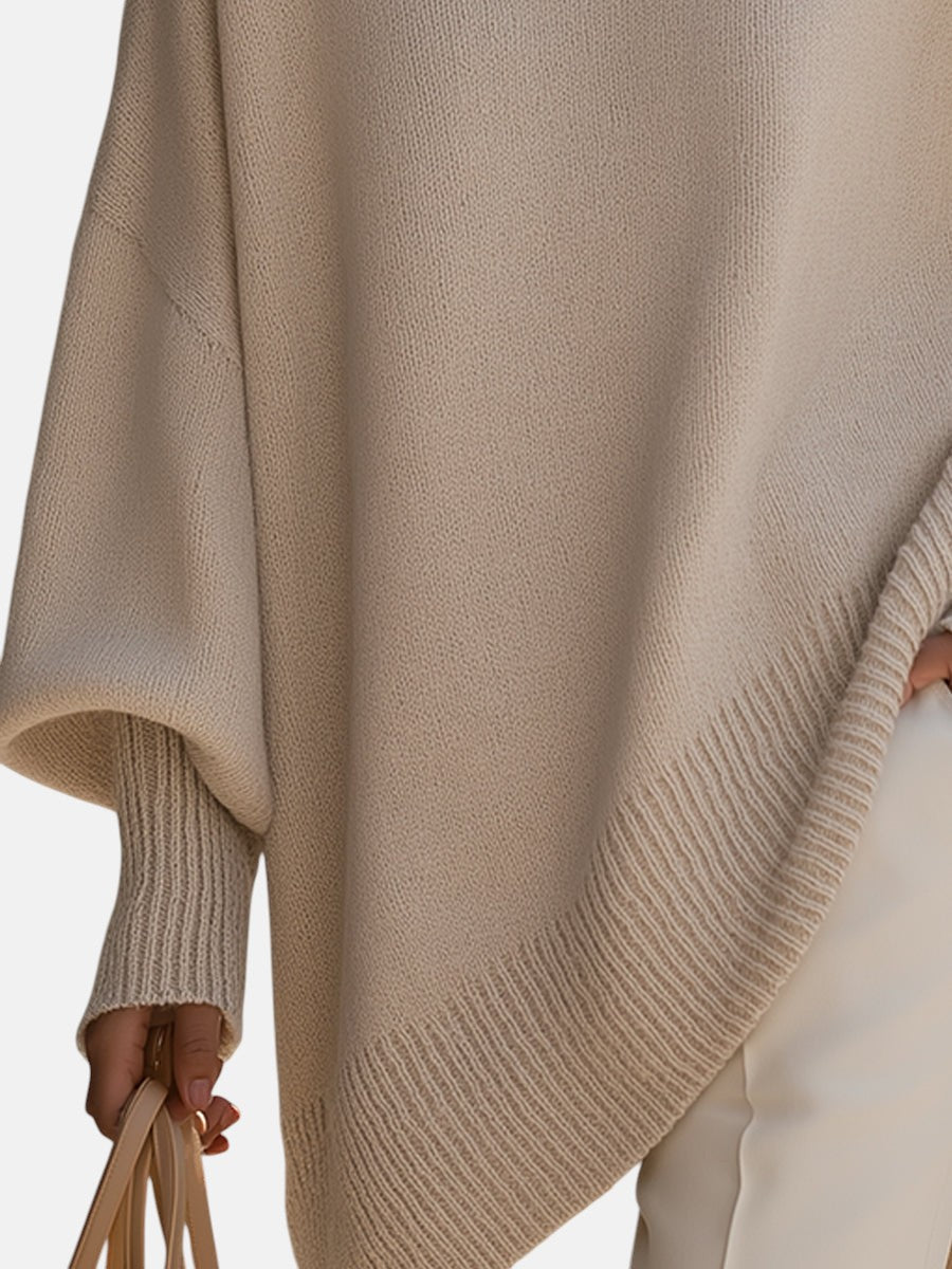 Luxe Oversized Knit Poncho