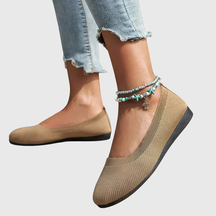 Breathable anti-slip footwear in refined style