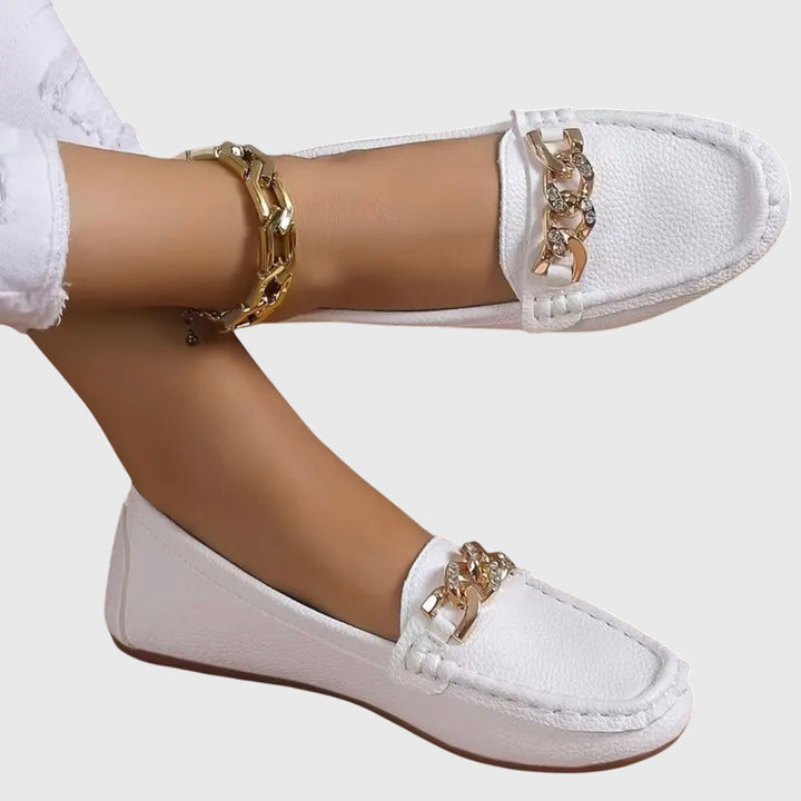 Elegant Orthopedic Loafers in Soft Leather