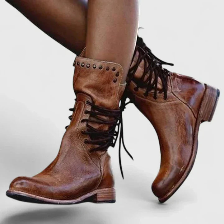 Refined Leather Ankle Boots