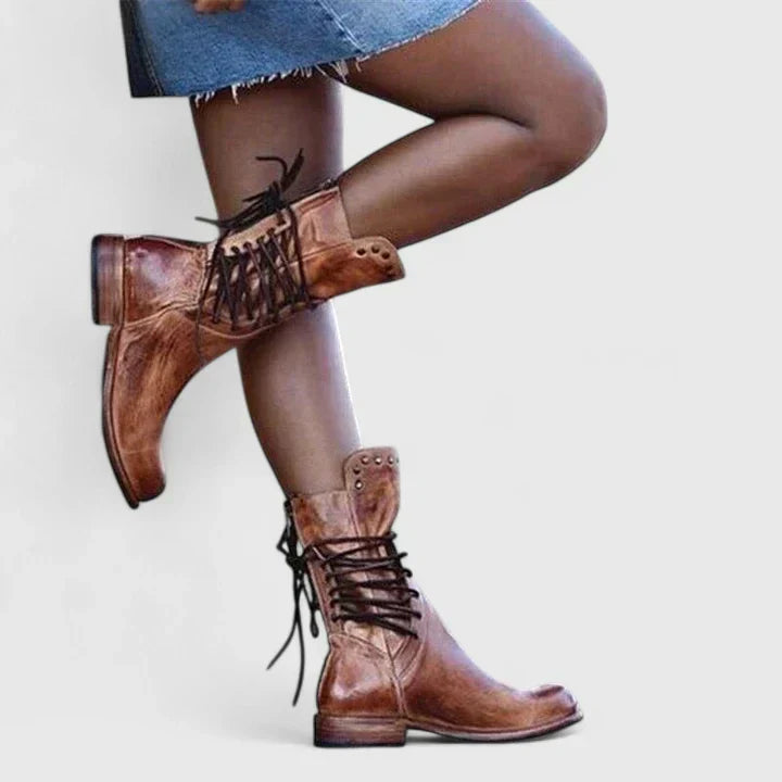 Refined Leather Ankle Boots