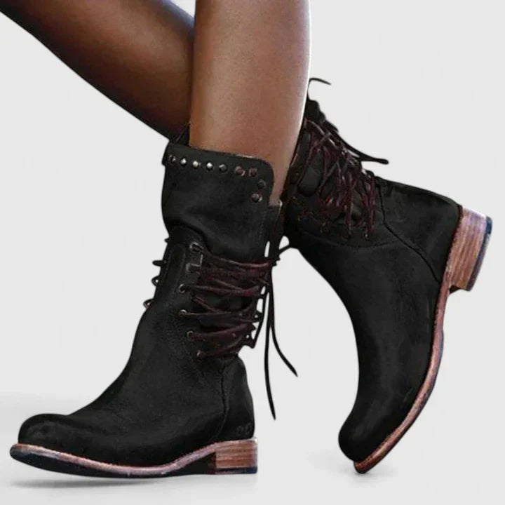Refined Leather Ankle Boots