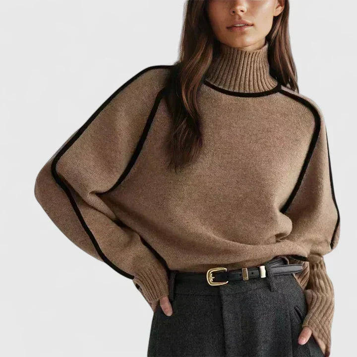 Refined Cashmere Sweater with Subtle Elegance