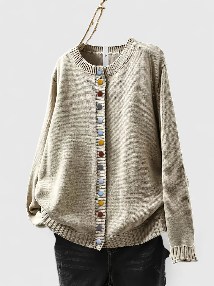 Luxe Knit Cardigan with Soft Draping