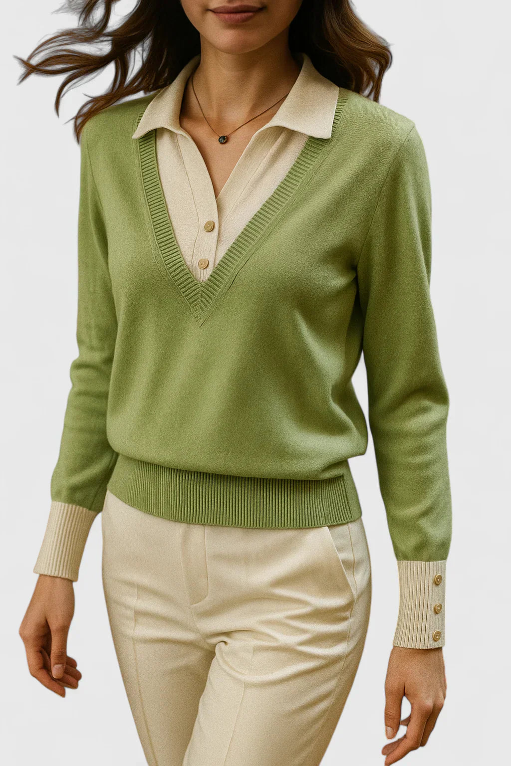 Refined Knit Sweater with Timeless Elegance