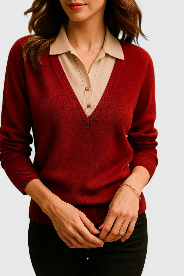 Refined Knit Sweater with Timeless Elegance