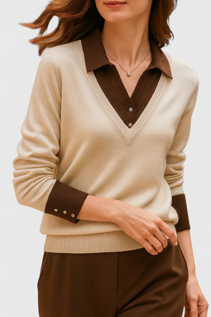 Refined Knit Sweater with Timeless Elegance