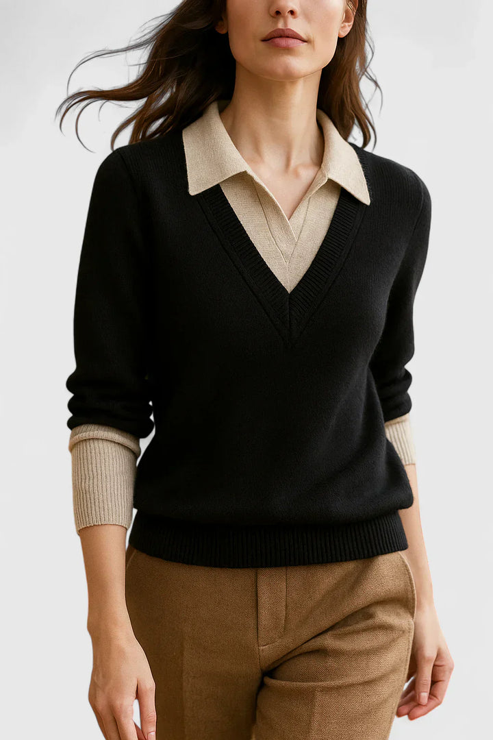 Refined Knit Sweater with Timeless Elegance