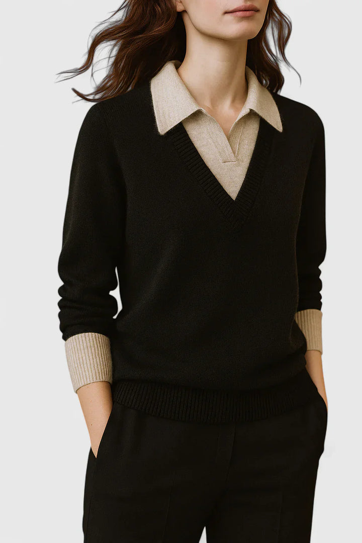 Refined Knit Sweater with Timeless Elegance