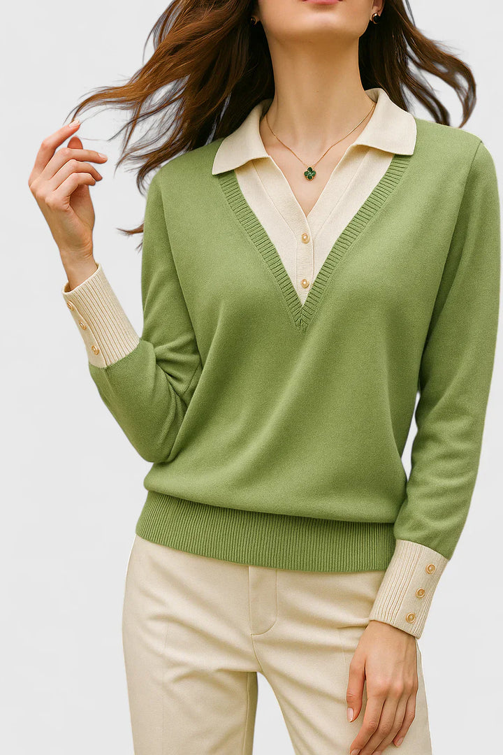 Refined Knit Sweater with Timeless Elegance