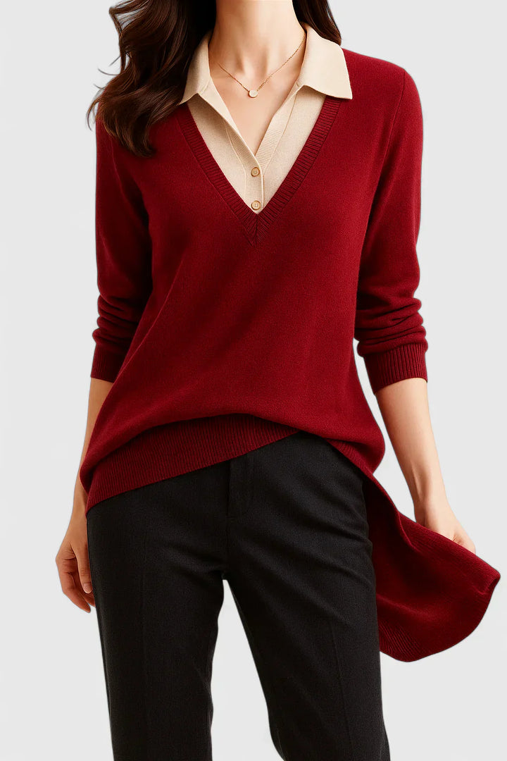Refined Knit Sweater with Timeless Elegance