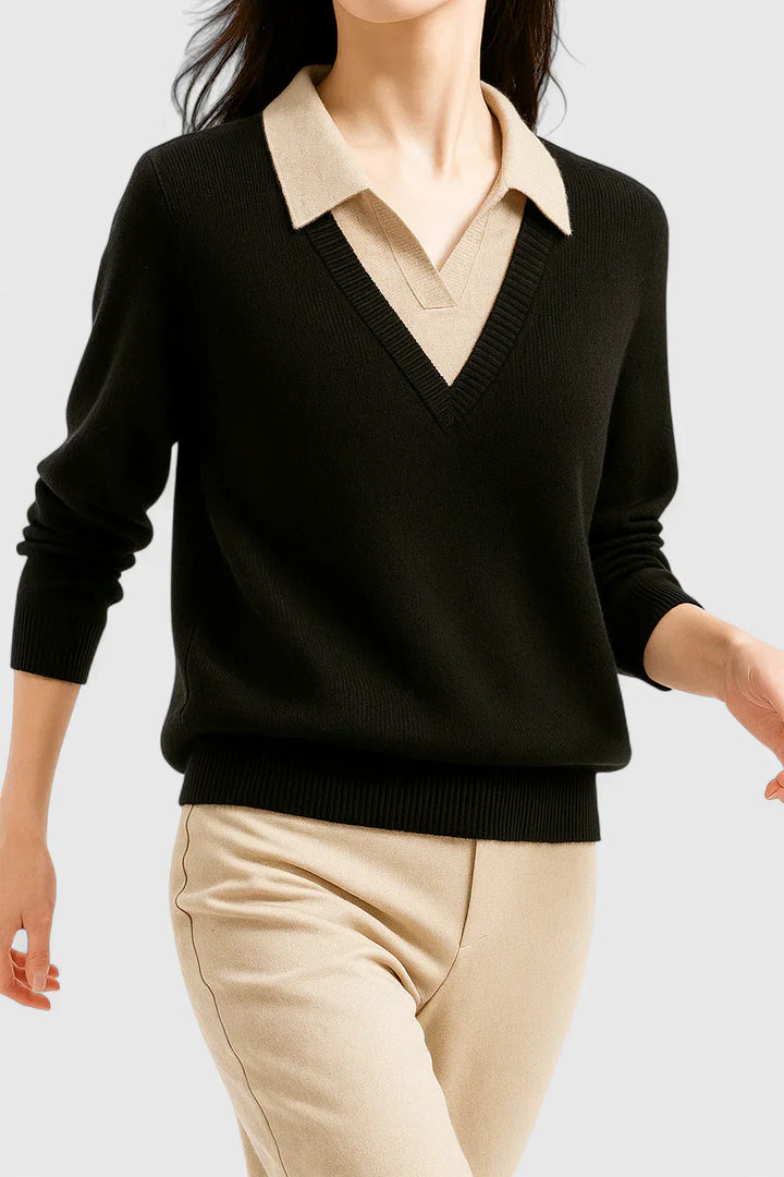 Refined Knit Sweater with Timeless Elegance