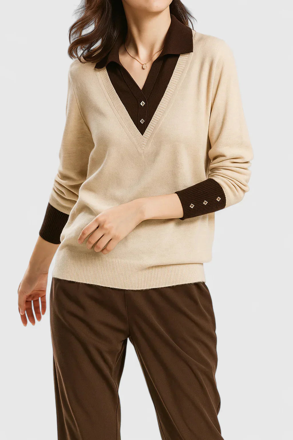 Refined Knit Sweater with Timeless Elegance