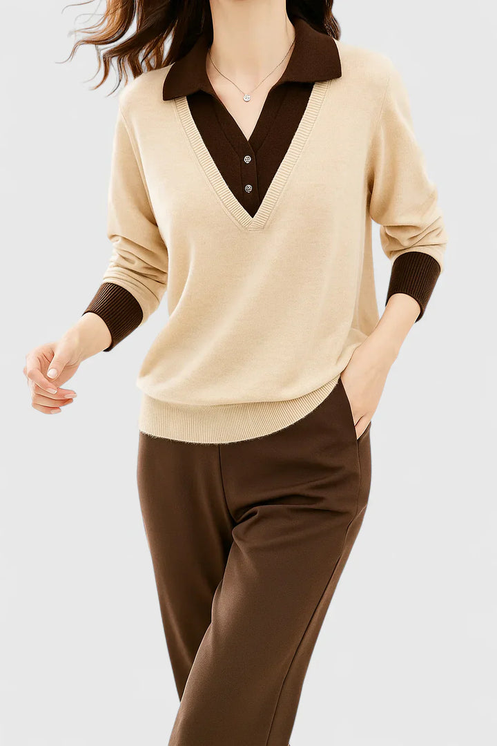 Refined Knit Sweater with Timeless Elegance
