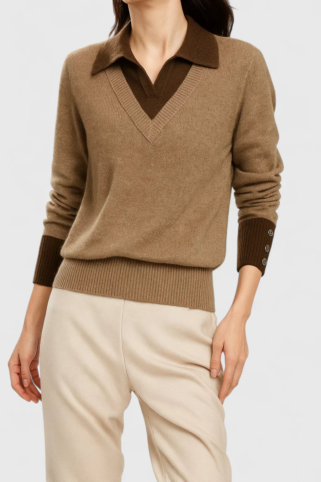 Refined Knit Sweater with Timeless Elegance