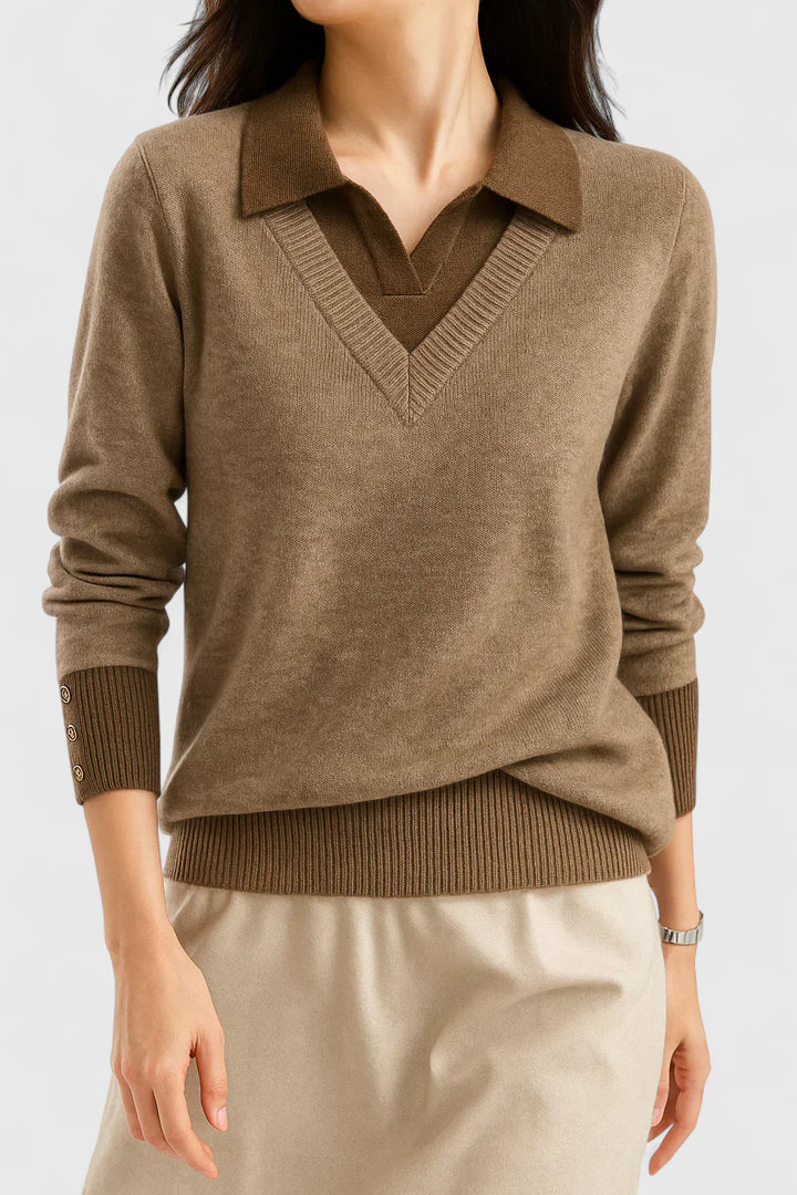 Refined Knit Sweater with Timeless Elegance
