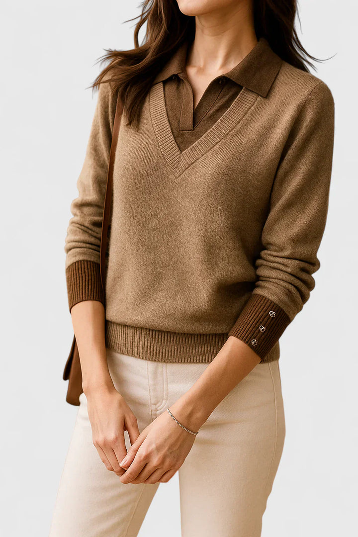 Refined Knit Sweater with Timeless Elegance