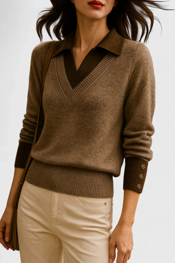 Refined Knit Sweater with Timeless Elegance