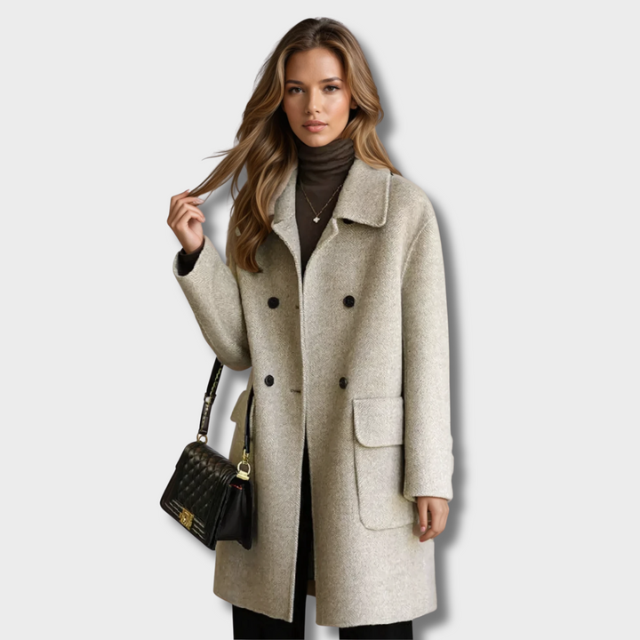 Timeless Long Coat with Refined Silhouette