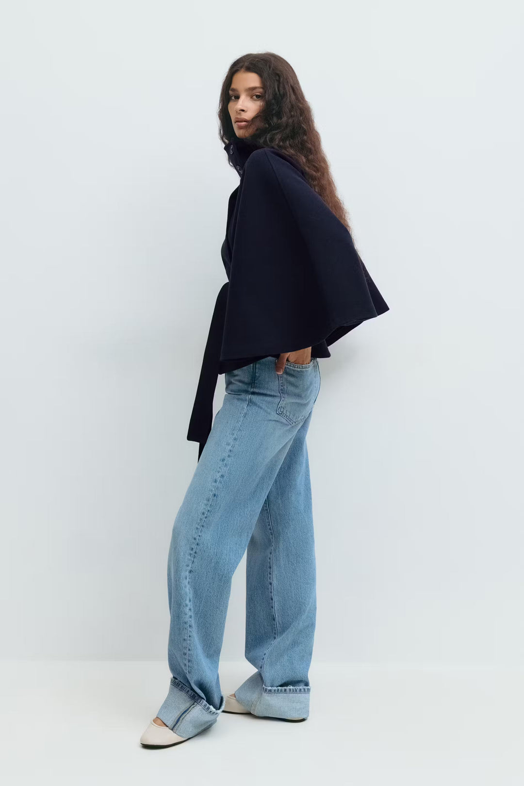 Belted Women's Coat in Timeless Elegance