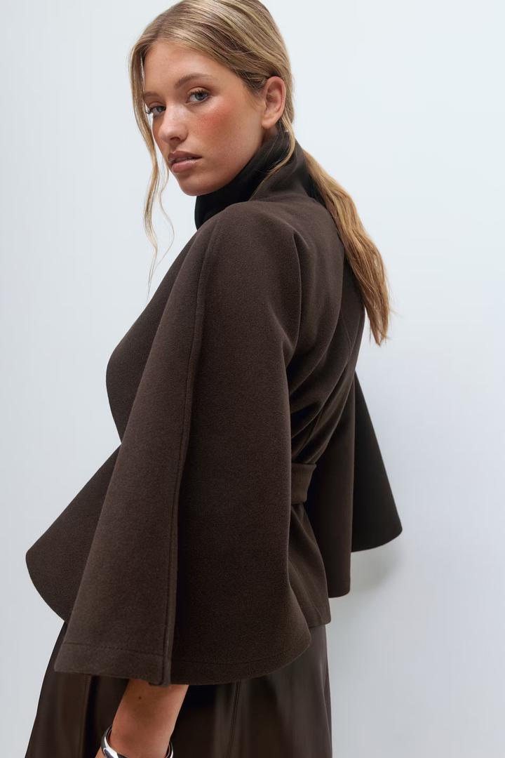 Belted Women's Coat in Timeless Elegance