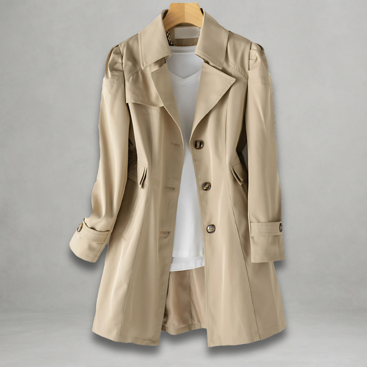 Autumn Elegance Trench Coat