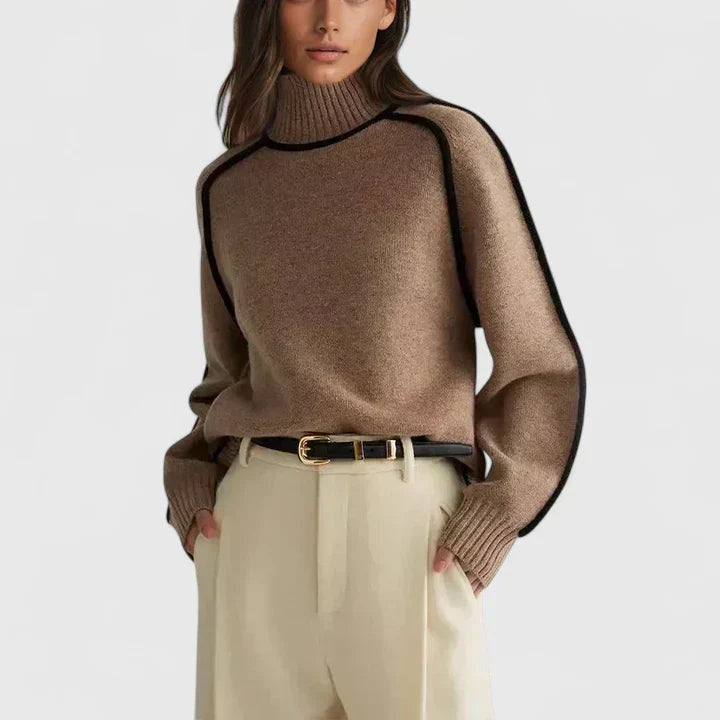 Refined Cashmere Sweater with Subtle Elegance