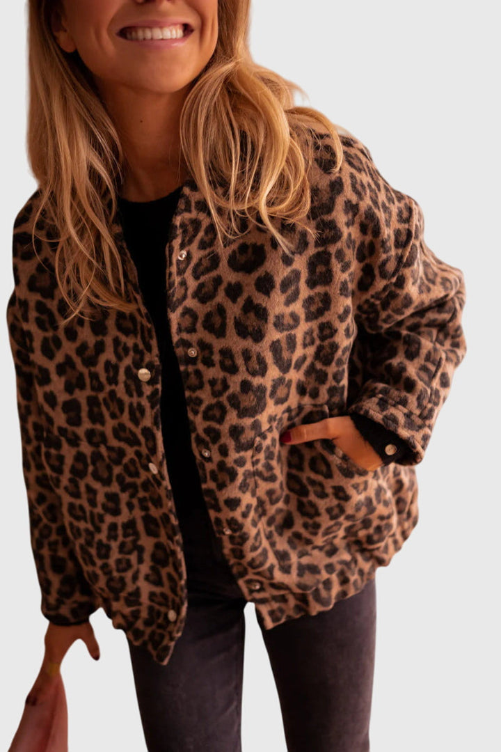 Leopard Print Elegance Jacket