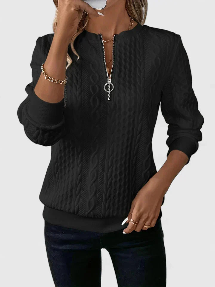 Elegant Knit Sweater with Luxurious Softness
