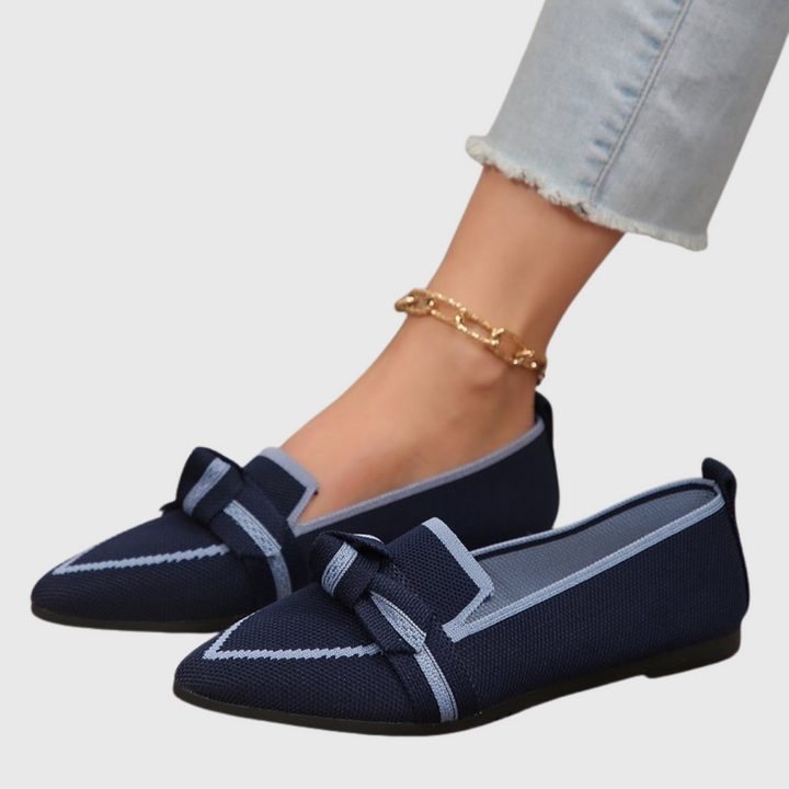 Knotted Detail Comfort Loafers