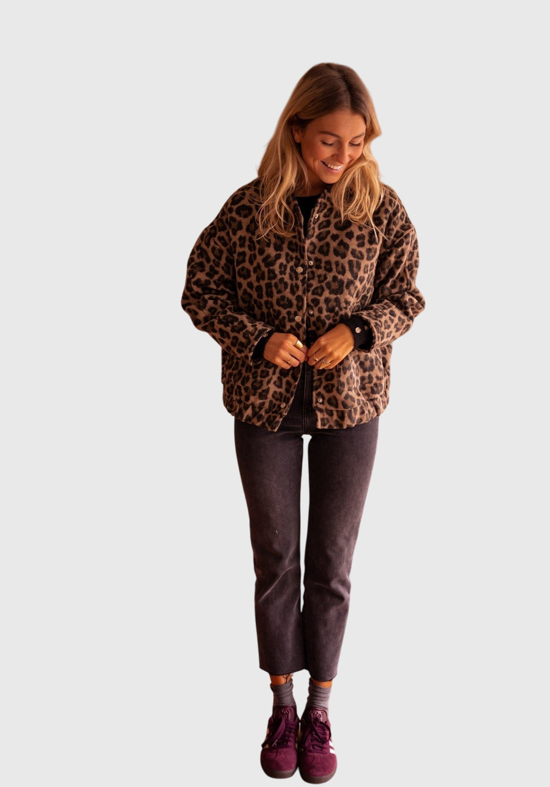 Leopard Print Elegance Jacket