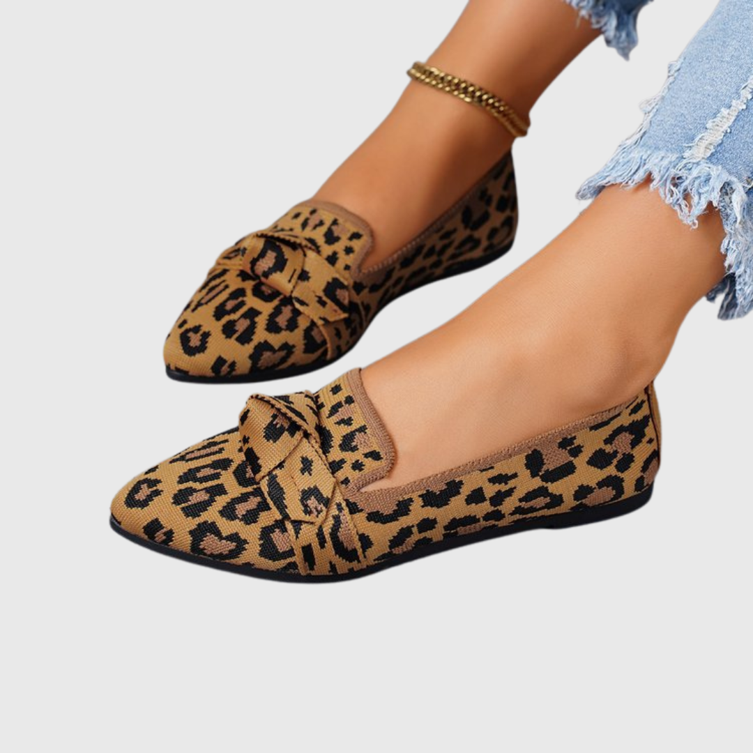 Tiger Print Comfort Loafers
