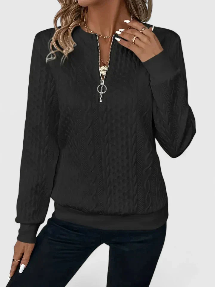 Elegant Knit Sweater with Luxurious Softness