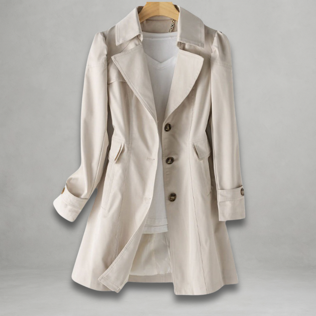 Autumn Elegance Trench Coat