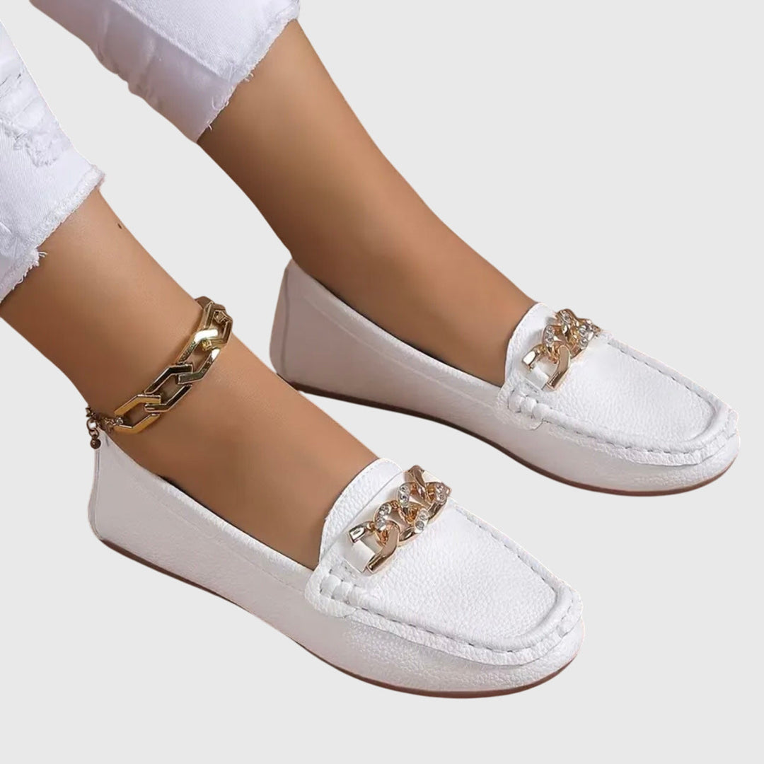 Elegant Orthopedic Loafers in Soft Leather