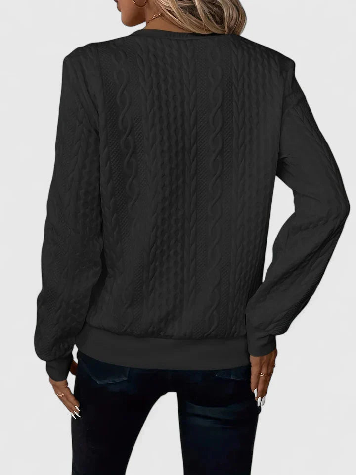 Elegant Knit Sweater with Luxurious Softness