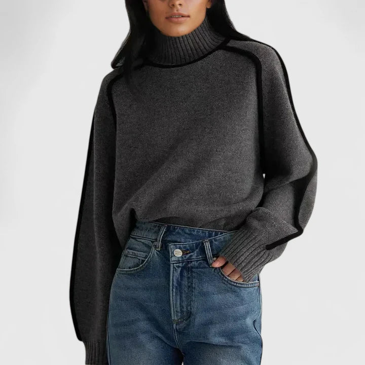 Refined Cashmere Sweater with Subtle Elegance