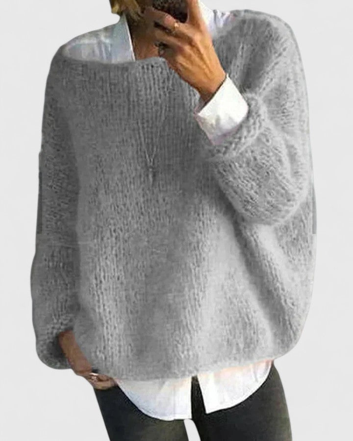Elegant Knit Sweater with Refined Silhouette