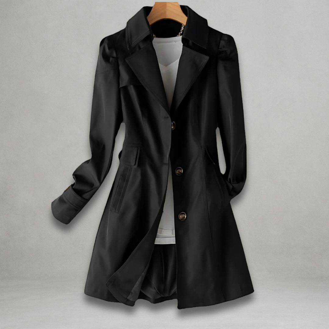 Autumn Elegance Trench Coat