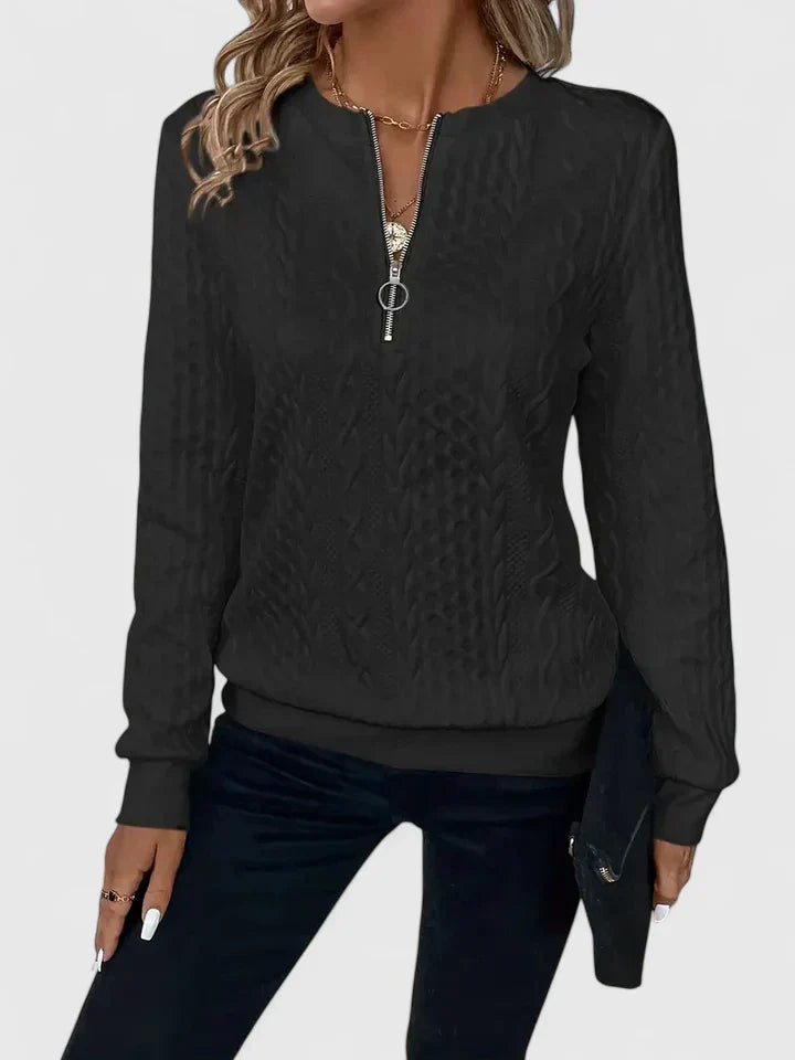 Elegant Knit Sweater with Luxurious Softness