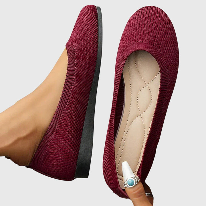 Breathable anti-slip elegance in footwear
