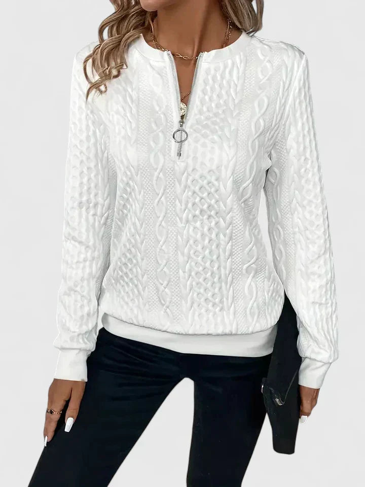 Elegant Knit Sweater with Luxurious Softness