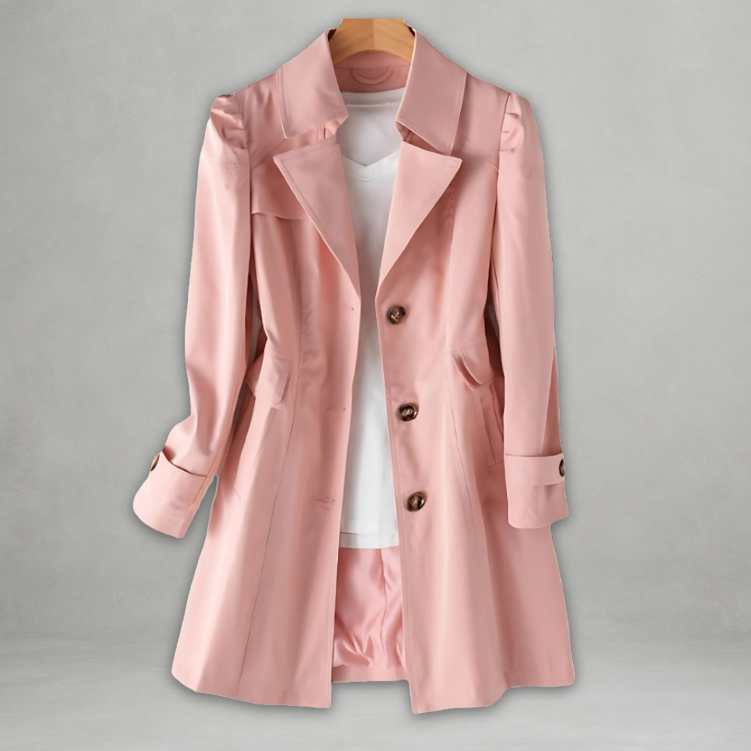 Autumn Elegance Trench Coat