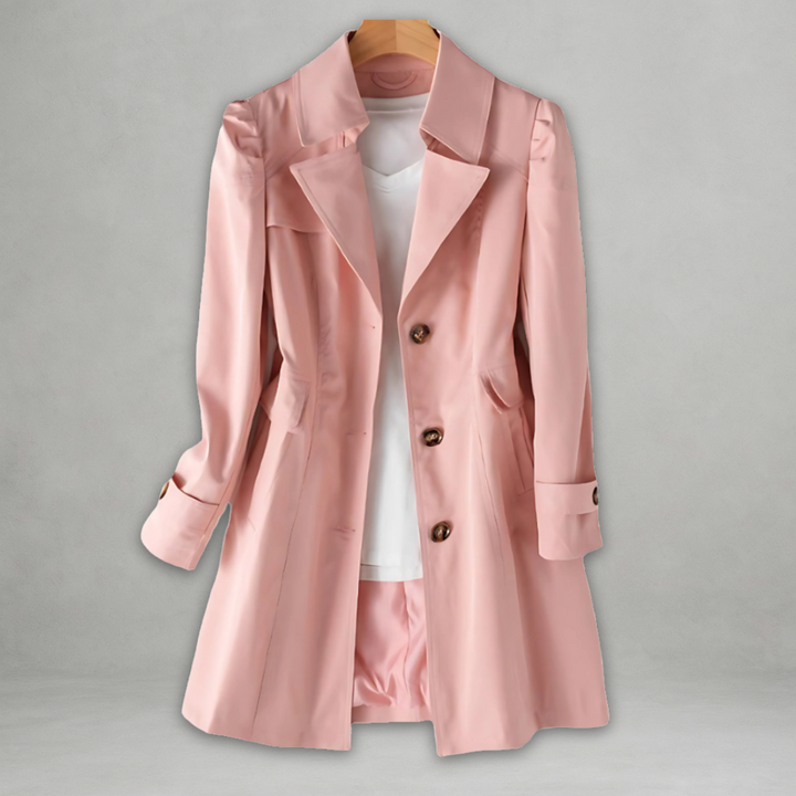 Autumn Elegance Trench Coat