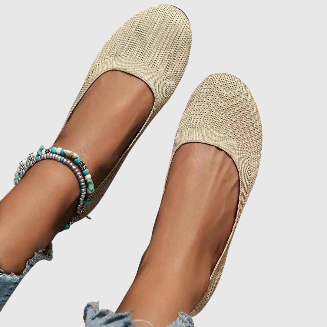 Breathable anti-slip elegance in footwear