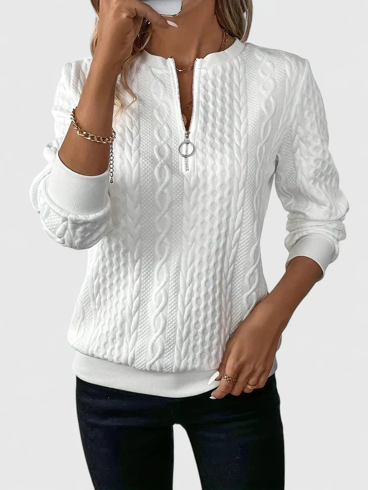 Elegant Knit Sweater with Luxurious Softness