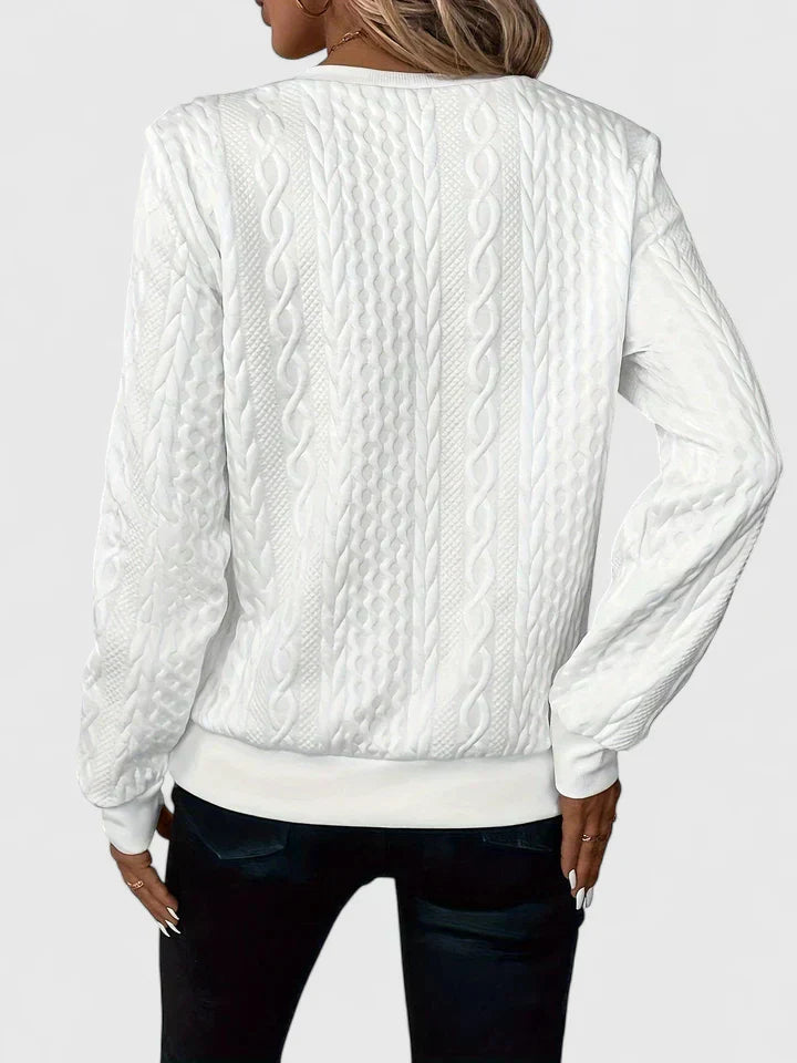 Elegant Knit Sweater with Luxurious Softness
