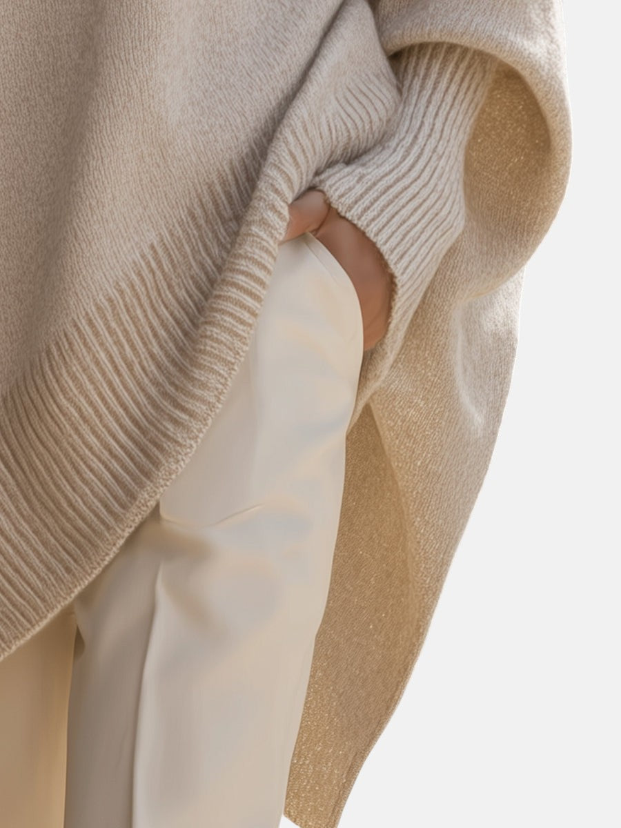 Luxe Oversized Knit Poncho