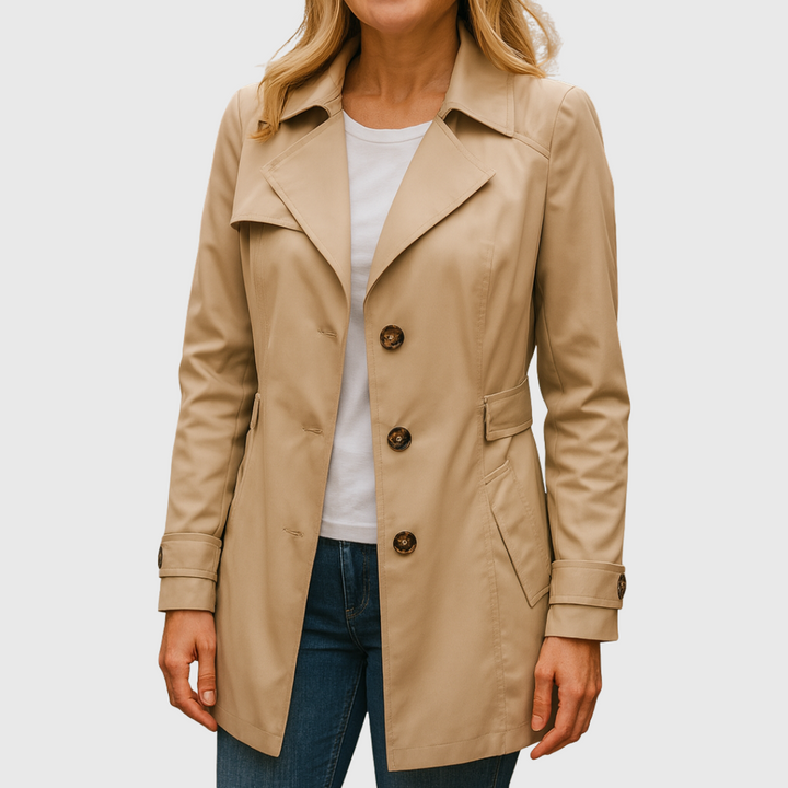 Autumn Elegance Trench Coat