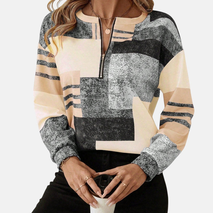 Vintage-Inspired Luxe Sweatshirt